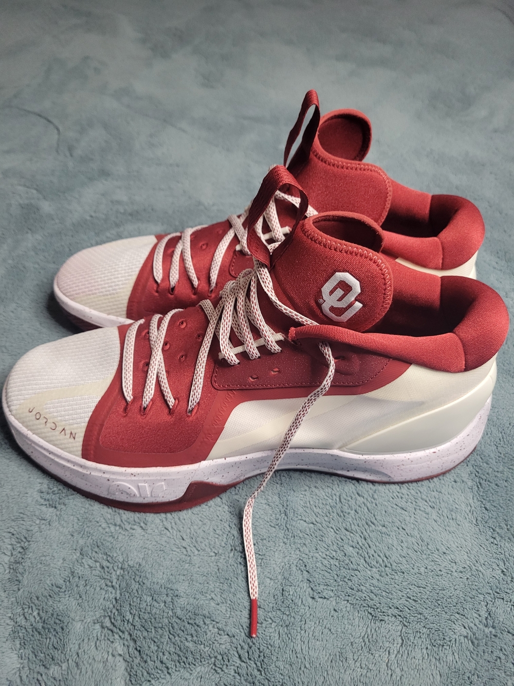 Jordan Zoom Separate Oklahoma Sooners PE Promo Sample Size 14